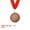 Bronze, variant on Uxcell Award Medals, Prize Winner Medals with Red Neck Ribbon Medals for Meetings Gold