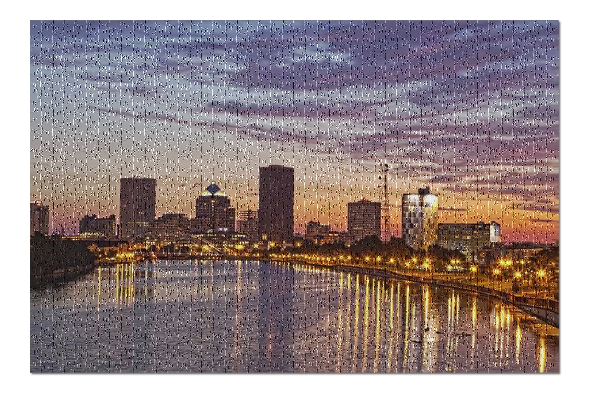 Rochester, New York City Skyline at Sunset 9008741 (20x30 Premium