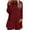 Wine, variant on Lenpel Women's Fuzzy Fleece Sweatshirts Long Sleeve Quarter Button Lapel Plush Warm Tunic Tops Fall Winter Pullover Sweaters with Pockets(Wine,X-Large)