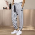 thumbnail image 2 of sususu Mens Baggy Sweatpants,Men's Casual Jogger Pants for Fall Winter Seasons Comfortable Everyday Activewear Stylish Outdoor Leisure Wear - GY1, 2 of 5