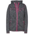 thumbnail image 1 of Trespass - Chaqueta Polar con Capucha y Cremallera Odelia para Mujer (Negro Jaspeado), 1 of 2