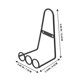 thumbnail image 2 of YSNOOWE 4Ud Soporte Para Platos De Hierro Negro Con Base Firme Para Cocina, 2 of 7