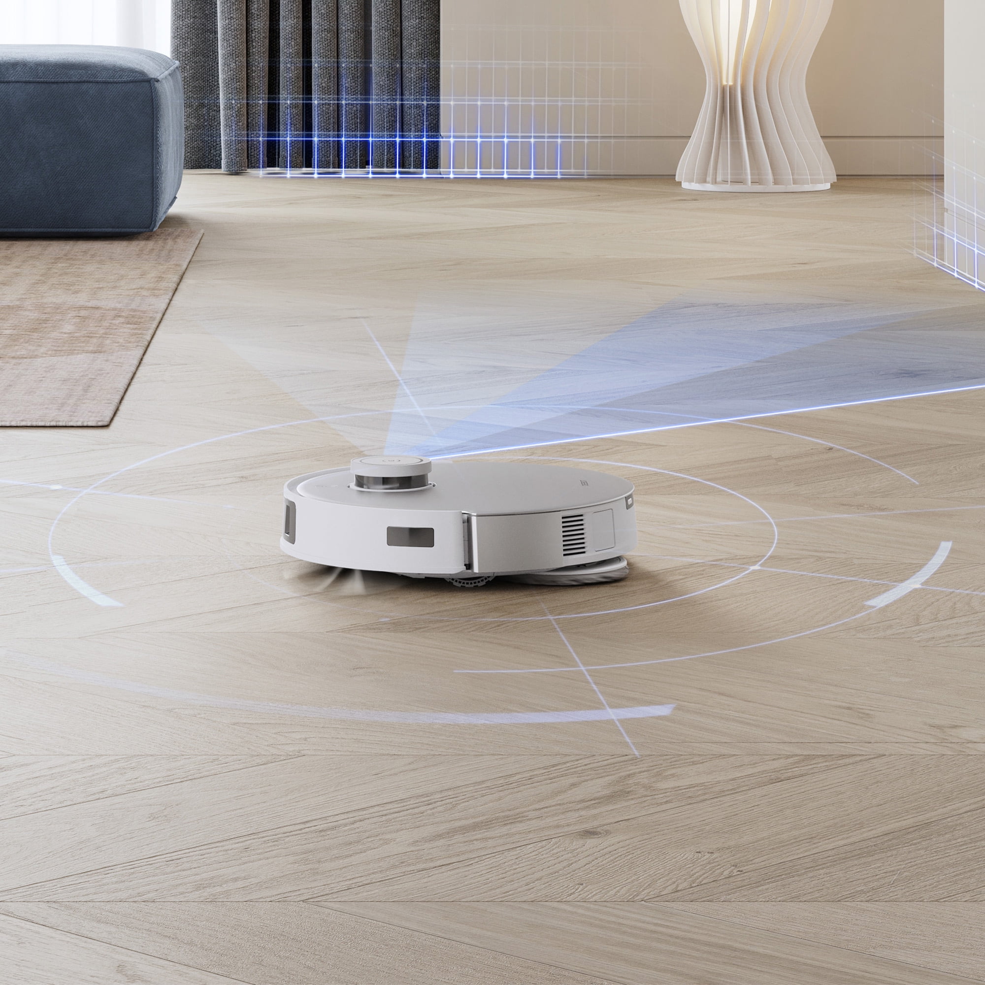 ECOVACS DEEBOT T20 OMNI Robot Vacuum and Spinning Mop with Automatic  Lifting and Cleaning Station 