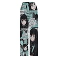 thumbnail image 4 of Demon Slayer Muichiro Tokito Pajama Pants Long Sleep Pants Soft Elastic Waist PJ Bottoms Lounge Pants, 4 of 7