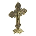 thumbnail image 3 of Crucifijo de pie, Crucifijo de bronce, Crucifijo de base estable, Crucifijo de mesa, Crucifijo construido para el futuro, 3 of 14