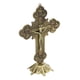 thumbnail image 3 of Crucifijo de pie, Crucifijo de bronce, Base estable, Regalo católico, Crucifijo sagrado, Funcionamiento suave, 3 of 14