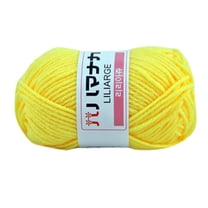 Winty Acrylic Yarn,Crochet & Knitting Yarn for Beginners with Easy-To-See Stitches,1Pc Chunky Colorful Hand Knitting Milk Cotton Knitting Crochet Blended Cotton