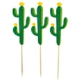 thumbnail image 1 of Coxeer Cake Topper Set Felt Plant Cute Cake Pick Cupcake Decoration Stick for Birthday, 1 of 10