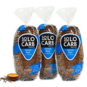 SoLo Carb Bread Artisan Rye, 16 oz., 3 Pack
