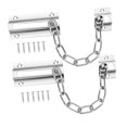 thumbnail image 4 of Cerradura de cadena para puerta Gloria 2x con 12 tornillos engrosados fácil de instalar, 4 of 9