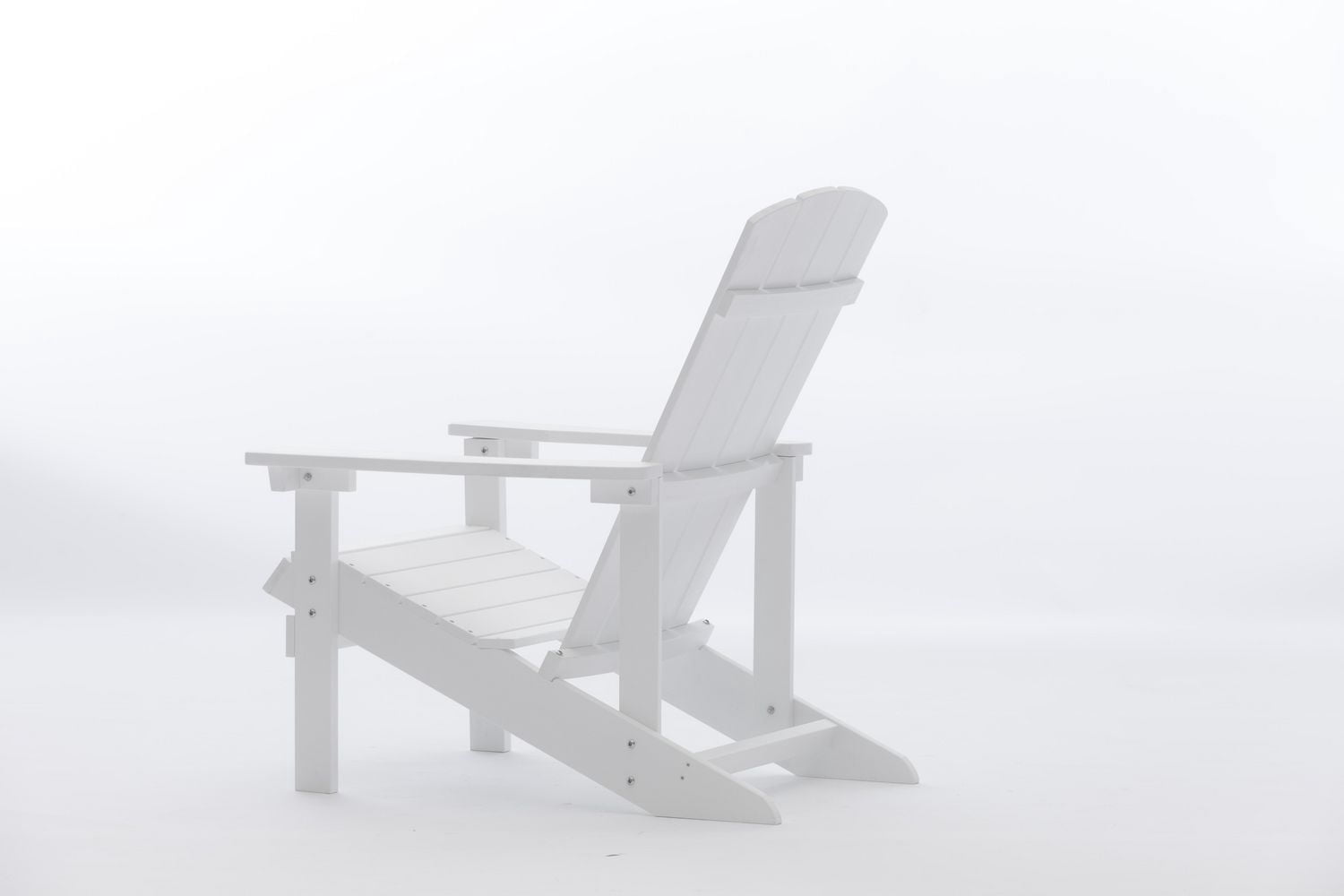 Chaise Adirondack Tanfly – Blanche – Polycarbonate – Usage intérieur/extérieur