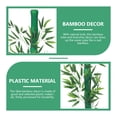 thumbnail image 3 of GOOHOCHY 1Set Fake Tubes Green Plastic Decor for Sewer Cover DIY Kitchen Decoration, 3 of 6