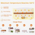 thumbnail image 4 of Electric Lunch Box Food Heater, 270W 304 Stainless Steel, 4 of 8