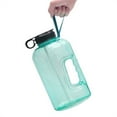 thumbnail image 3 of Soidarity Botella de agua motivadora de 3,78 l, marcador de tiempo, jarra de viaje de plástico Ropa Deportiva, Zapatos Verde claro Soidarity OD019765-04B, 3 of 6