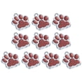 thumbnail image 1 of Unique Bargains Charme Empreinte de Patte de Chat Chien, 10 Pcs Pendentifs de Perles, Rouge Vif, 1 of 7