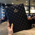 thumbnail image 6 of Crown Bling Diamond Case for iPad (A16) 11th / 10th Generation (2025/2022) PU Leather Smart Case Cover,Auto Wake/Sleep Folio Flip Stand Case, 6 of 6