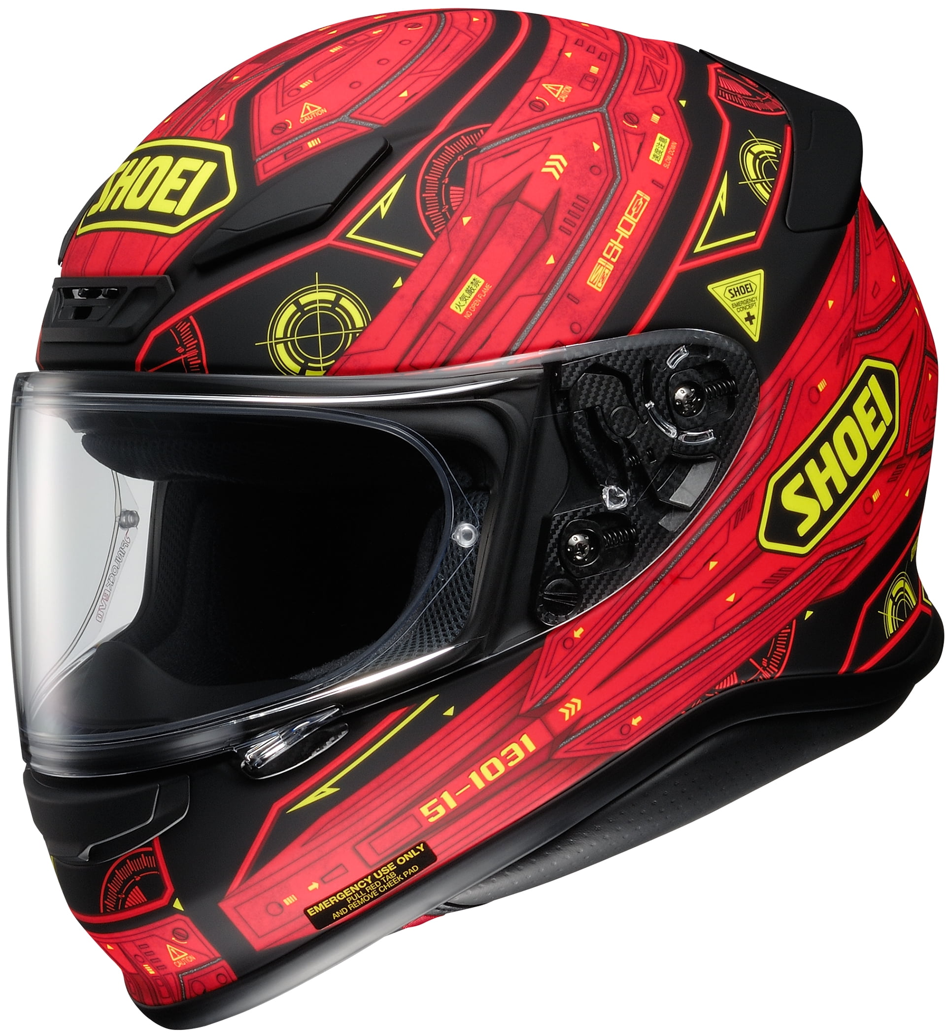 shoei rf 1200 red