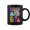 Black, variant on Roller Skating Disco Diva Skate Girl 70S Retro Coffee Mugs