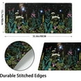 thumbnail image 3 of Black Aesthetic Wildflower Large Mouse Pad XXL Space Galaxy Weeds Herb Cute Floral Extended Large Desk Mat Big Desk Pad 90X40 CM Non-Slip Rubber Base Stitched Edge Long Mousepad,35.4 x 15.7 Inch, 3 of 15