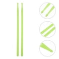 thumbnail image 3 of Shisuyan 2pcs Nylon Drum Sticks Bright LED Light Up Drumsticks (Fluorescent Green), 3 of 8