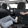 thumbnail image 4 of 2018 for HONDA CIVIC Car Seat Cover, Waterproof PU Leather Full Set of 5 Seats Non-slip Protect and Upgrade Seats, Car Seat Covers, 4-Door Sedans Only, Protect Car Seats, 4 of 9