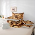 thumbnail image 6 of Homewish Vintage Pike Fish 7 Pieces Full Size Bedding Sets,Rustic Farmhouse Cabin Full Size Bed in a Bag,Brown,Light Gray Reversible, 6 of 8