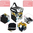 thumbnail image 2 of Lce Hockey Foldable Car Garbage Can with Lid, Leak-proof Mini Trash Can, Hanging Storage Bag - Trash Can for Car, 2 of 6