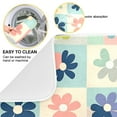 thumbnail image 2 of Yayeee Dish Drying Mat for Kitchen Counter 18"x24" Microfiber Absorbent Pad, Green Floral, 2 of 7