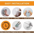 thumbnail image 6 of Furniture Anchors(10 Pairs),Happon No Drill Furniture Straps for Baby Proofing,Self-Adhesive Anti Tip Furniture Straps,Furniture Safety Straps for Toddlers Kids Children Pets Safety, 6 of 7