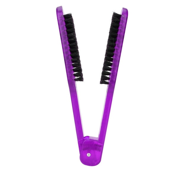 Peine Para Alisar El Cabello, Herramientas de Peinado, Cepillo Alisador de Cabello Aniestós, Cepillo de Doble Cara, Herramienta de Peinado Con Abrazadera para Alisar y Peinar