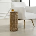 thumbnail image 2 of Uttermost Echo Brass Drink Table, 2 of 5