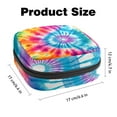 thumbnail image 3 of Portable Period Kit Bag Feminine Product Pouch for Girls for Pads Bag and Tampons with Zipper, Tie-Dye, 3 of 7