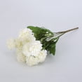 thumbnail image 2 of Artificial Flowers Indoor, White Fake Peonies for Vase Filler, Silk Peony Stem for Shelf Decor, 13.8 in, 2 of 2