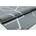 thumbnail image 4 of Mason Brooks Azure AZ20A Wall Street Geometric Contemporary Gray Area Rug, 2'0" X 4'0", 4 of 6