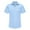 Light Blue Tops For Men, variant on IYTR Mens Shirts Fashion Turndown Collar Casual Solid Color Summer Comfy Short Sleeve T Shirts Slim Fit Business Laisure Dress Shirts Light Blue L