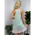 thumbnail image 2 of Women's Lace Trimmed Tank Tops Casual Loose Fit Sleeveless Camisoles Dress Blouse Shirt, 2 of 5
