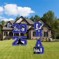 thumbnail image 3 of Diconna 2025 Graduation Yard Sign with Stake Letter Pattern Lawn Decorations Waterproof Photo Prop, 3 of 8