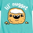 thumbnail image 3 of Instant Message - Lil Nugget  - Girls Fitted Short Sleeve Tee, 3 of 6