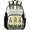 Multicolor 3, variant on Dancing Skeletons Vintage Clear Backpack for Stadium Events, Transparent Backpacks See Through Plastic Bag for Concerts & Work, Gothic Spooky Halloween