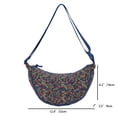 thumbnail image 5 of Bolso Media Luna Monedero de axila para mujer, correa ajustable, bolso de viaje, bolso informal para mujeres y niñas, 5 of 5