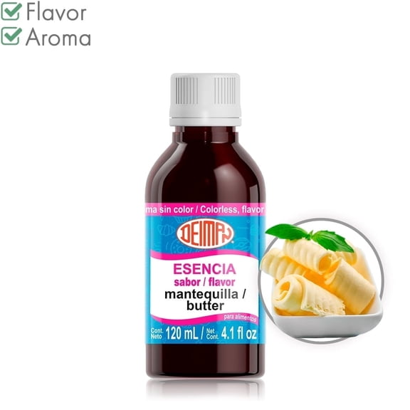 Artificial Food Flavoring - Essence- Butter - Size:120ml
