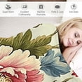 thumbnail image 3 of BCIIG Flowers Warm Lightweight Blanket Soft Fleece Blankets Throw Blanket Living Rooms Sofa Decor Cow Gifts All Seasons Flannel Material Blanket 60x80in, 3 of 6