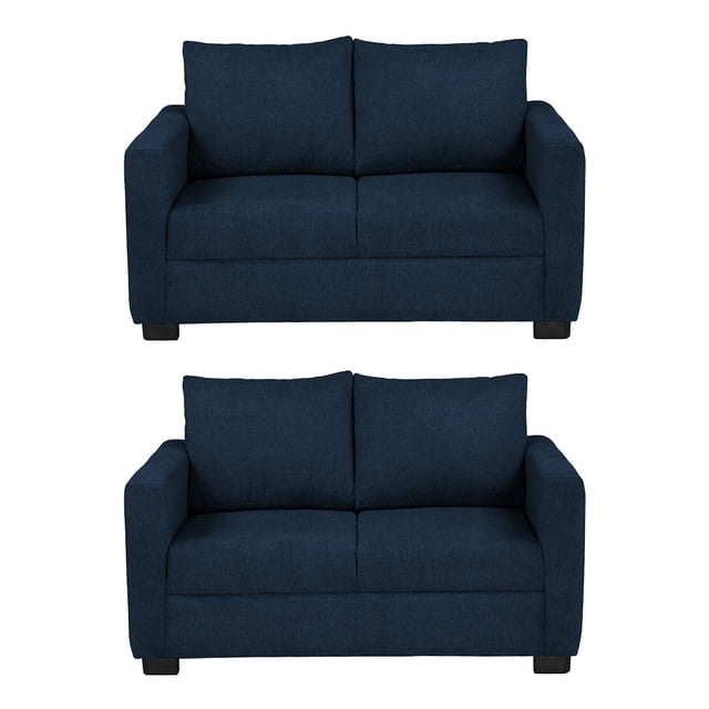Sala 2-2 TRINITY Gales ( 2 piezas Love Seat ) Azul Oscuro