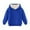 Blue, variant on Fancifize Kids Sherpa Hoodies Sweatshirts Winter Warm Long Sleeve Fuzzy Fleece Pullover Top Fall Fashion Outwear for Girls Boys