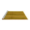 thumbnail image 2 of Ahgly Company Machine Washable Indoor Rectangle Abstract Yellow Contemporary Area Rugs, 2' x 3', 2 of 4