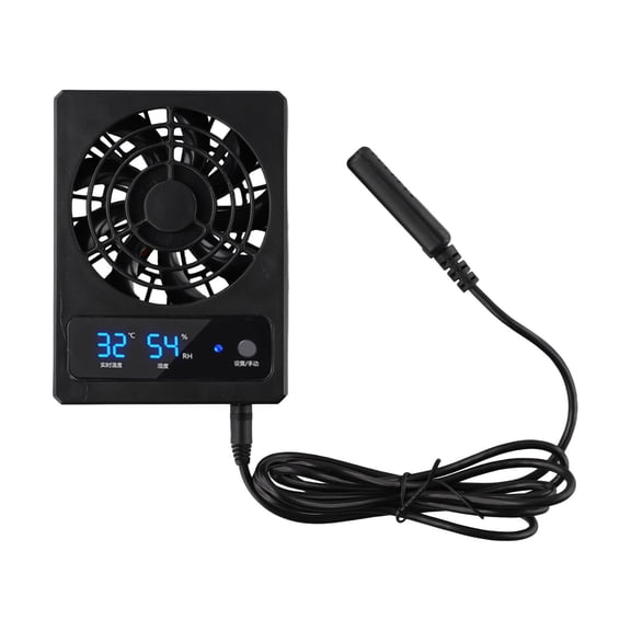 1 Pcs Ventilation Fan For Reptile Enclosure Dehumidifier Usb Interface Rainforest-Terrarium Home Pet Temperature Controlled Fan