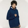 thumbnail image 2 of Kariban Mens Heavy Contrast Hooded Sweatshirt / Hoodie, 2 of 2