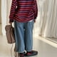 thumbnail image 5 of 2025 primavera nuevos pantalones vaqueros para bebés de 1 a 6 años pantalones vaqueros sueltos de estilo coreano para niños y niñas pantalones simples de Color sólido para niños, 5 of 6