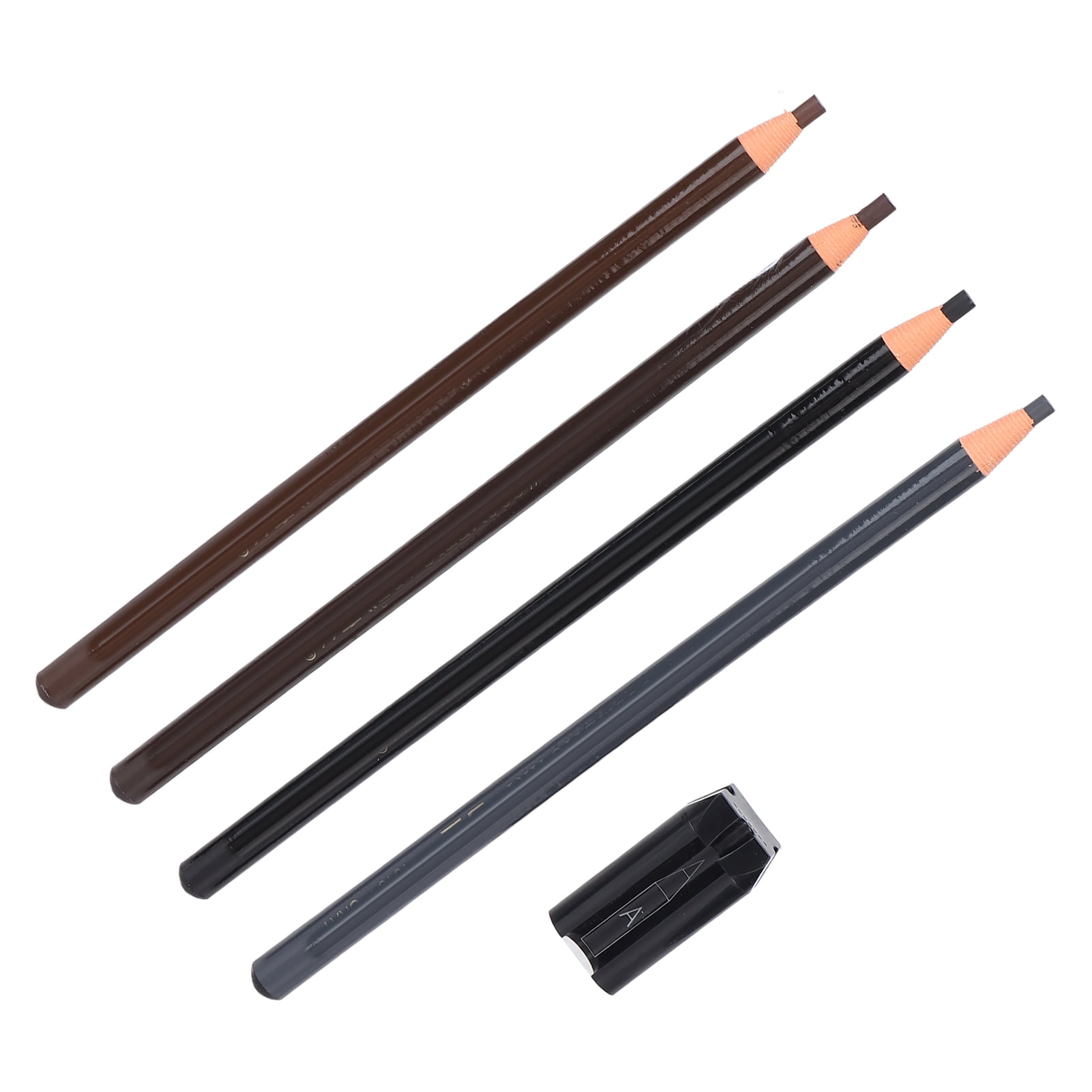 Eyebrow Pencil Set, Professional Compact Waterproof Firm Sturdy Eyebrow