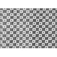 thumbnail image 1 of Ahgly Company Indoor Rectangle Checkered Gray Modern Area Rugs, 2' x 5', 1 of 4